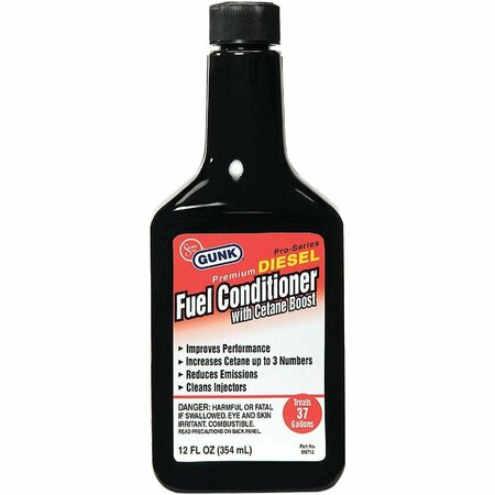 GUNK 12 Oz. Diesel Additive Fuel Conditioner with Cetane Boost M6712